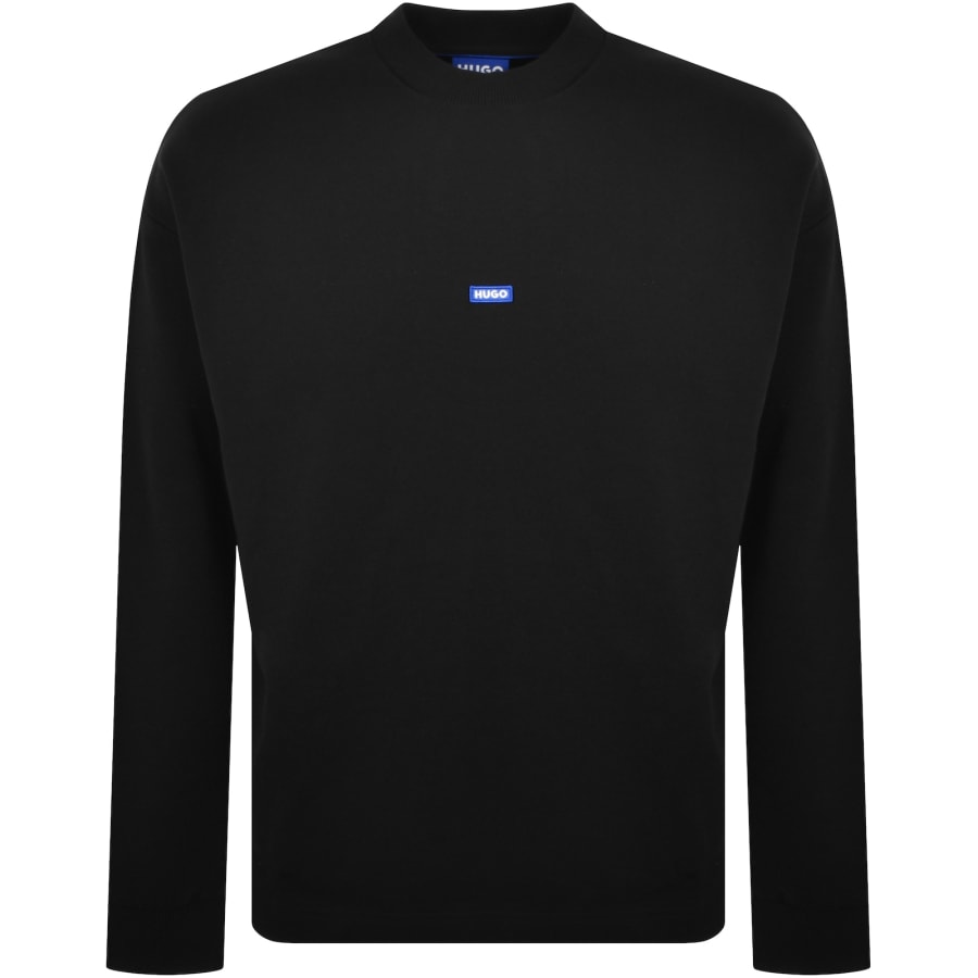 HUGO Blue Nedro Sweatshirt Black Mainline Menswear Denmark